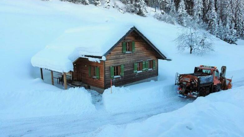 Tägliche Schneeräumung