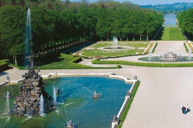 Brunnenanlage vom Schloss Herrenchiemsee