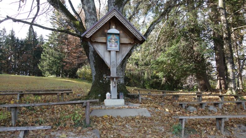 Wetterkreuz ~820m beim Abstieg