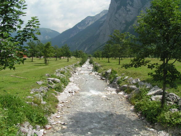 Der Rißbach am Großen Ahornboden