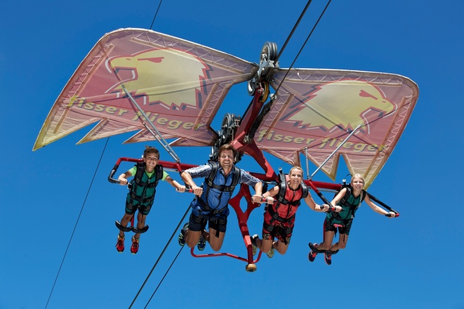Fisser Flieger im Sommer-Funpark Fiss