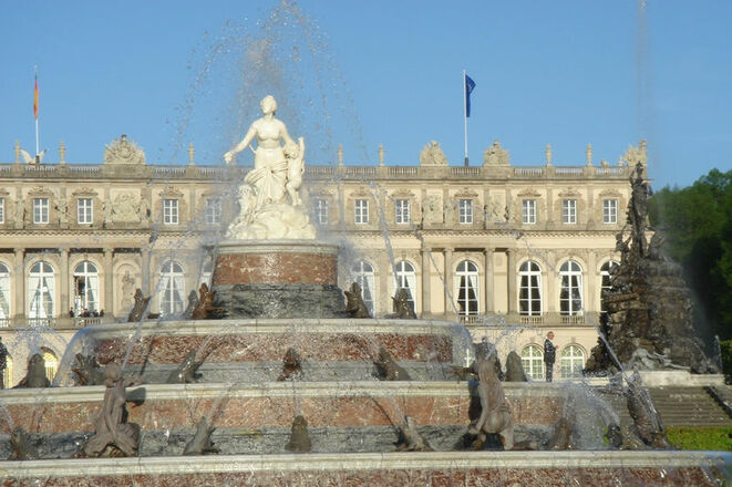 Latonabrunnen auf Herrenchiemsee