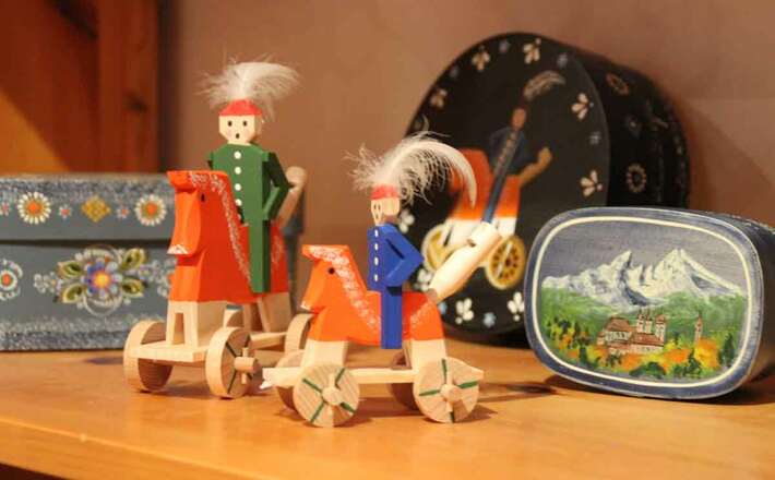 Ausgestellte Handwerkskunst im Museum Schloss Adelsheim