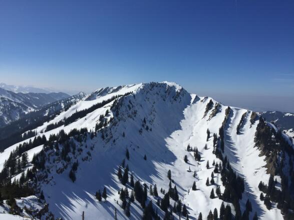 Blick zurück zum Buralpkopf