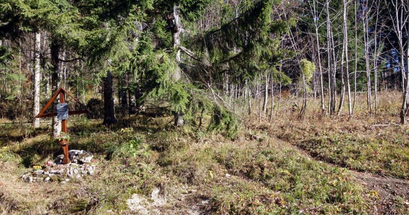 vor Pfaffenboden 1032m links ab