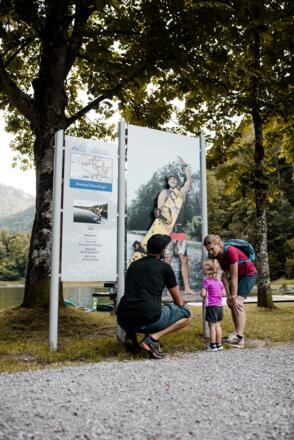 Sportlerweg, Standort Luegsteinsee