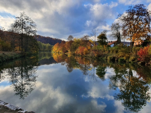 Zusammenfluss von Ludwig-Donau-Main-Kanal und Main-Donau-Kanal bei Altessing