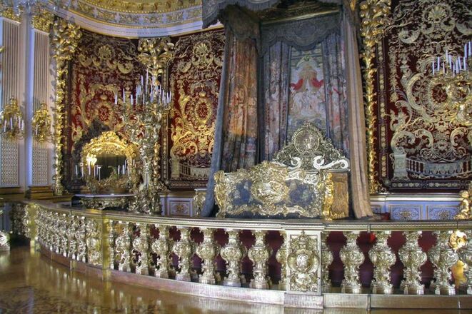 Prunkschlafzimmer für Audienzen von Ludwig II