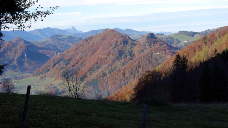 Landsberge, Traunstein links hinten