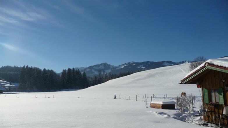 Hörnerblick im Allgäu-Winter