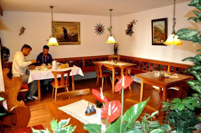 Frühstücksraum Gästehaus Bischof