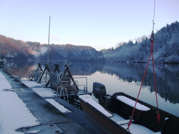 Steg an der Donau