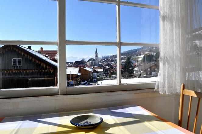 Ausblick aus der Fewo auf Bad Hindelang