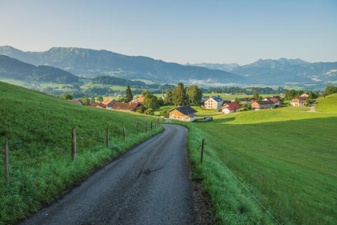 Blick auf Bregenzerwaldgebirge