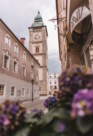 Altstadt mit Blick auf Stadtturm