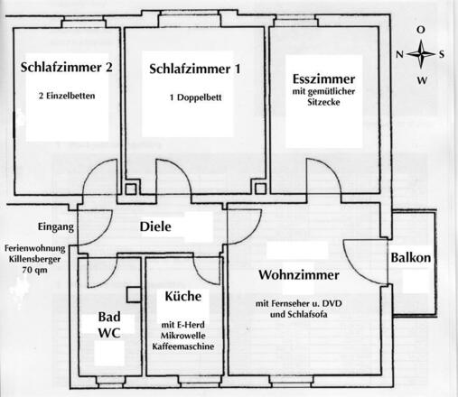 Plan-Ferienwohnung