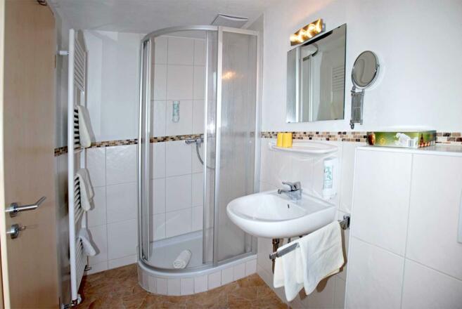 Badezimmer in der Hornblickwohnung