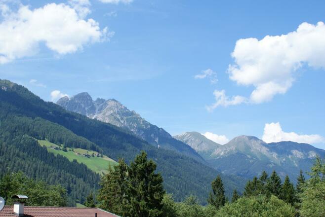 Nord Ausblick vom Garten des Apartments