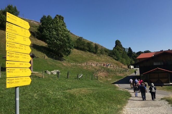 Wanderwege auf dem Hocheck