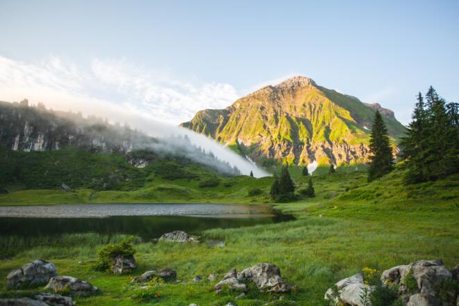 Körbersee mit Juppenspitze