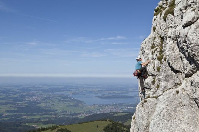 Klettern auf der Kampenwand