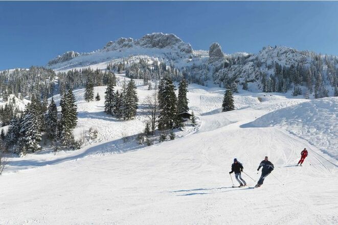 Skifahren auf der Kampenwand