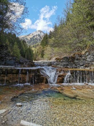 Sägertalbach vor Klammspitze
