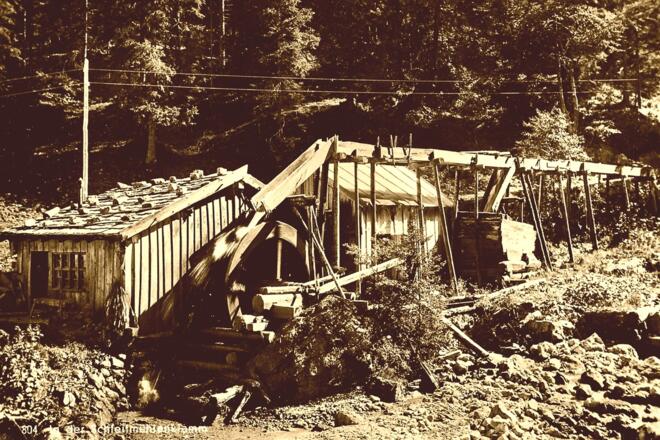 Themenweg - Schleifmühlklamm - alte Wetzsteinmühle