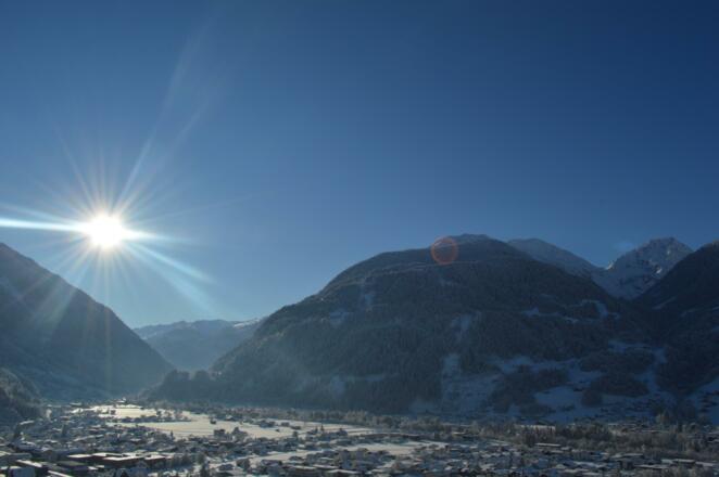 Blick auf Schruns Winter 2021