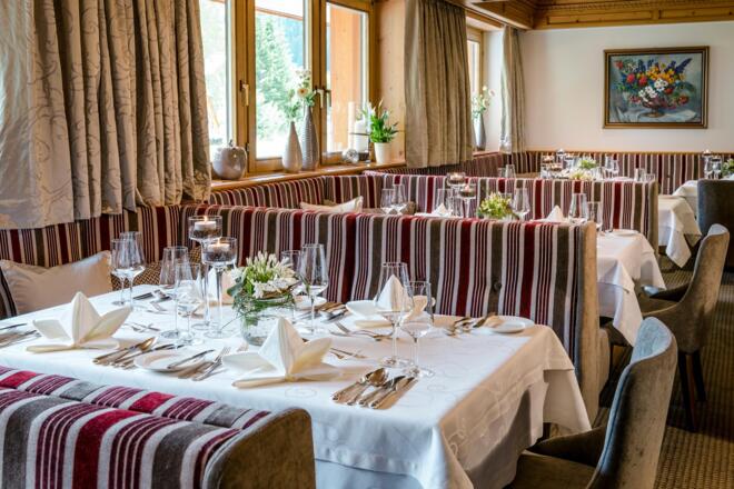 Gemütliches Restaurant im Auenhof