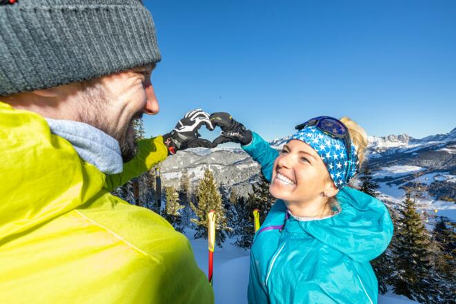 Langlaufen auf der Höhenloipe Rossbrand