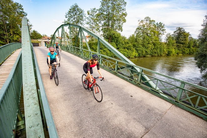 Radeln an der Loisach