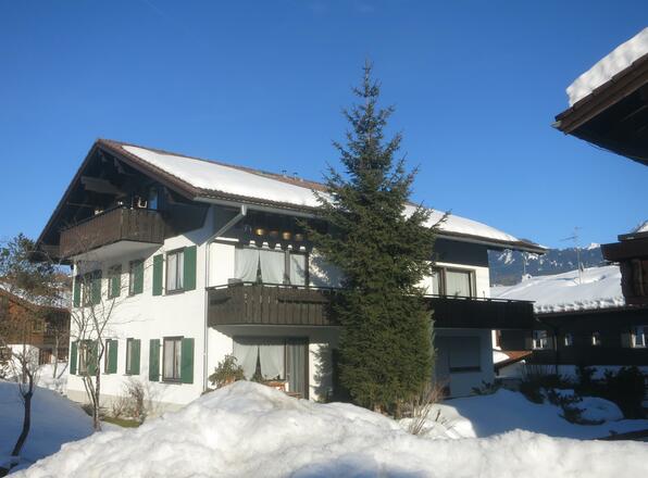 Südwestbalkon: oben, rechts