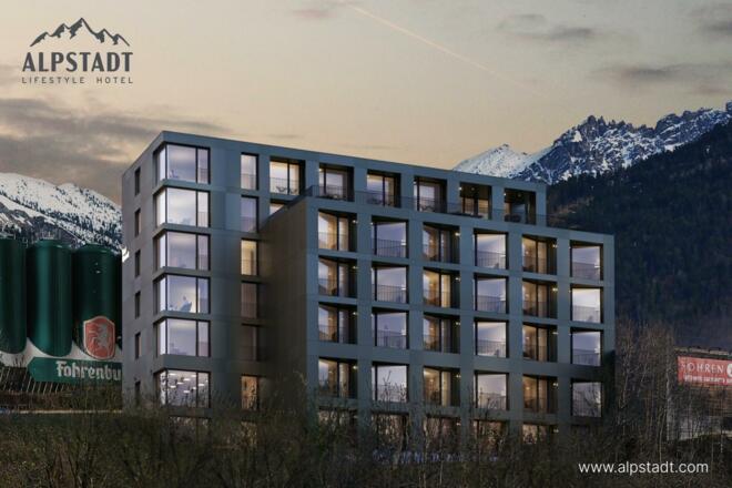 Alpstadt Lifestyle Hotel Süd-Ansicht