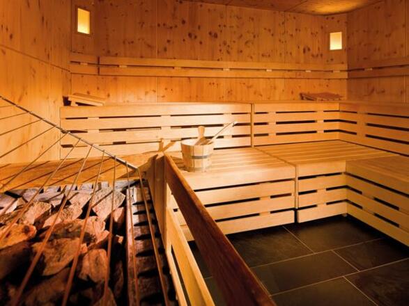 Blick in Biosauna - Wellnessbereich AlpenSpa