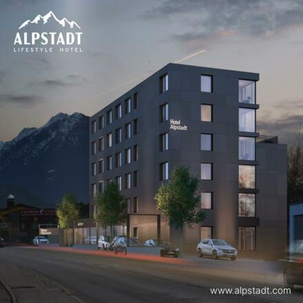 Alpstadt Lifestyle Hotel West-Ansicht