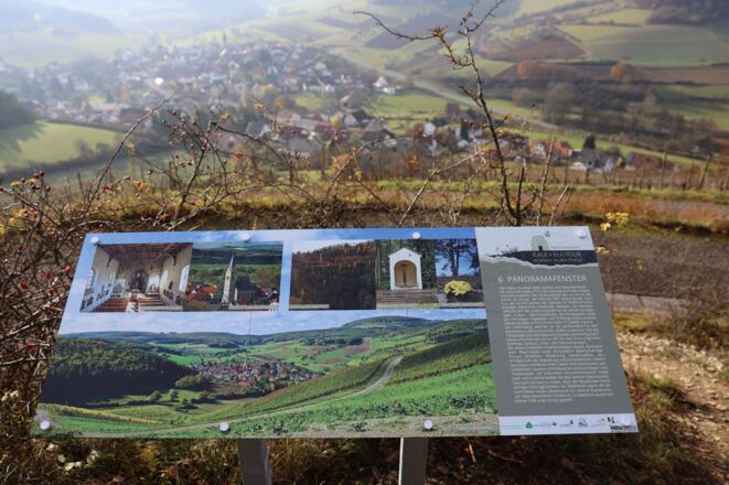 Aussichtspunkt am Wanderweg