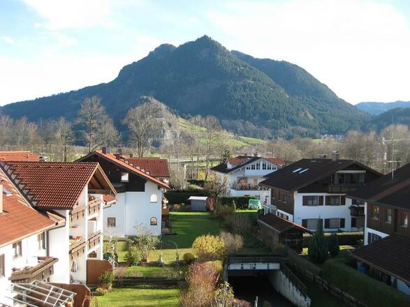 Blick vom Balkon Sommer