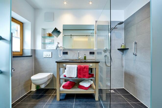 Badezimmer - en suite - Bergkristall