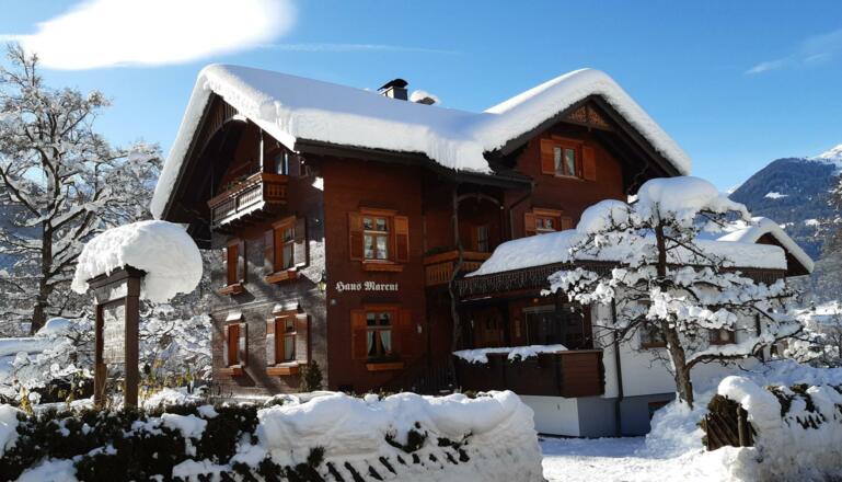 Hausansicht, Winter