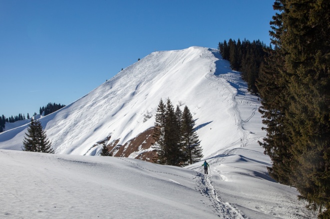 Der Gipfel ist in Sichtweite