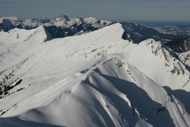 Großes Pfuitjöchl, Hochschrutte und Pitzenegg