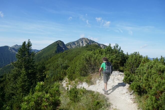...Ziegelspitz auf die Notkarspitze