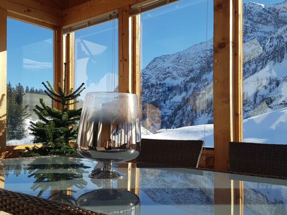 Wintergarten mit Panoramablick