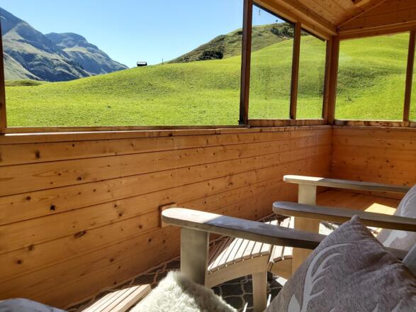 Balkon mit Panoramablick