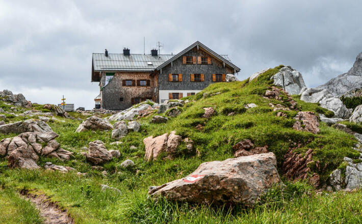 Wichtiger Stützpunkt im Steinernen Meer