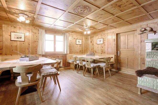 Bergfrieden in Partenen - Stube