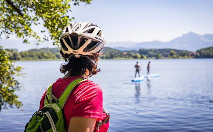SUP (Stand Up Padelling) am Abtsee