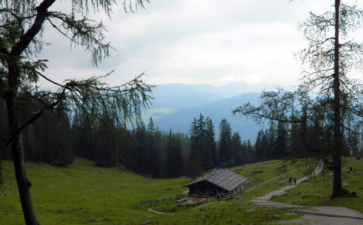 DIe MItterkaseralm am FUße des Watzmanns