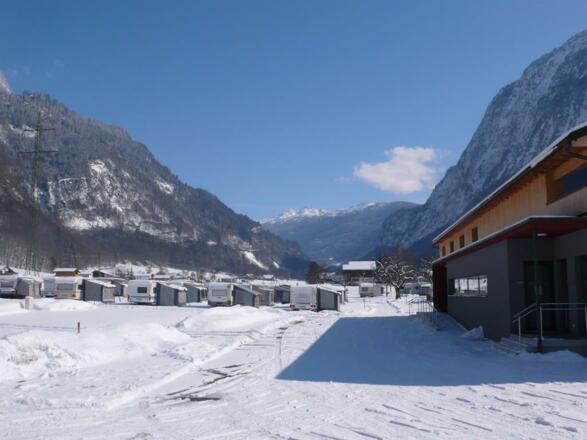 Blick zum Familienskigebiet Sonnenkopf